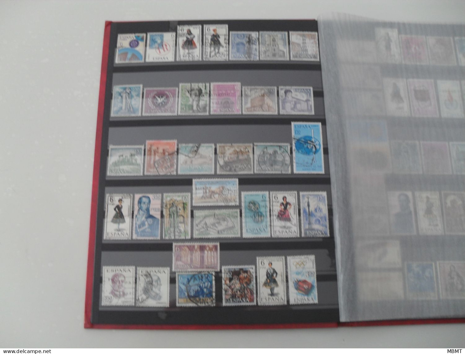 Album N°8 - année 1876 à l'année 1982 - Collections timbres oblitéré  Espagne  -