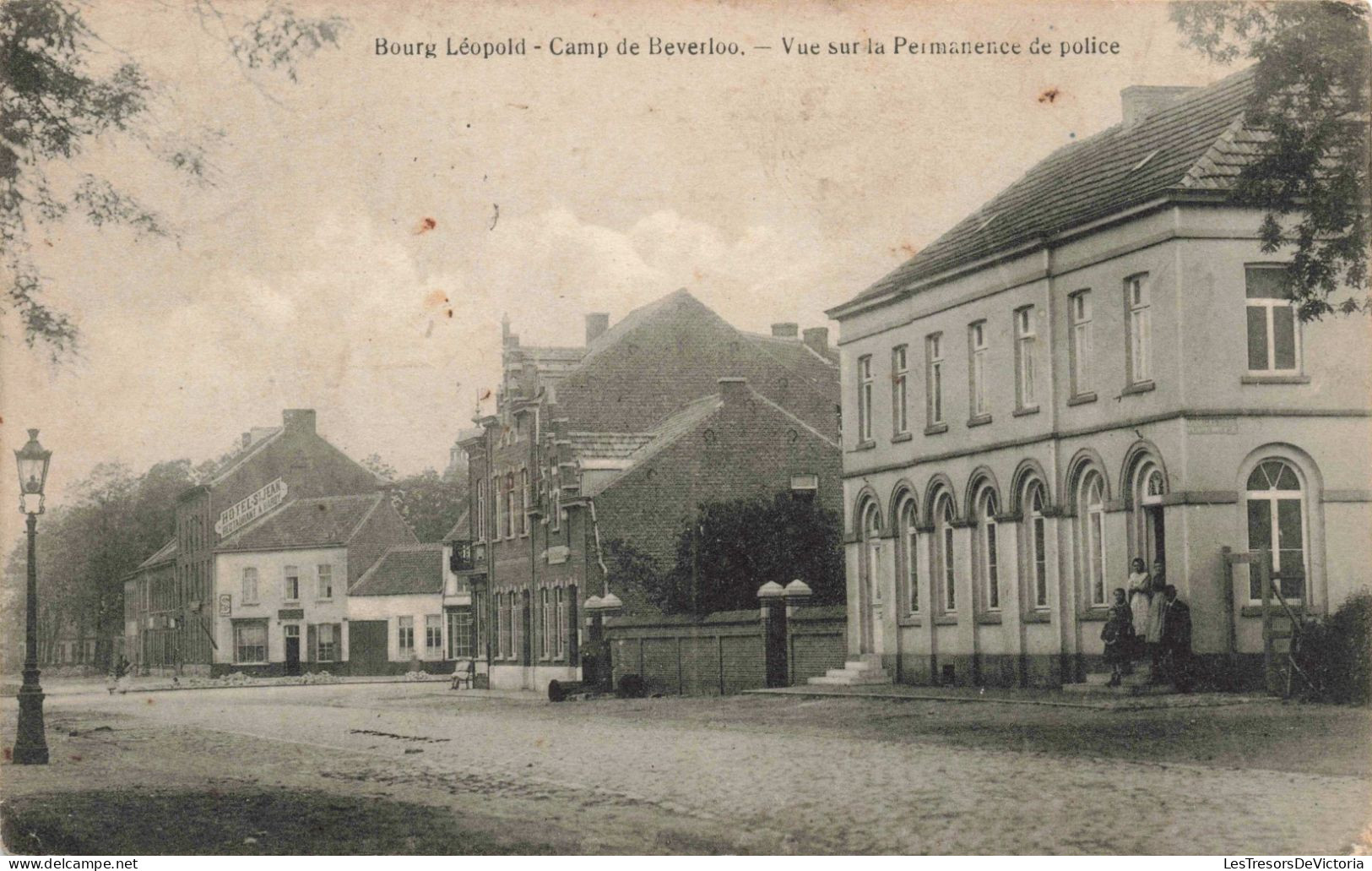 BELGIQUE - Limbourg - Bourg Léopold - Camp De Beverloo - Vue Sur La Permanence De Police - Carte Postale Ancienne - Hasselt