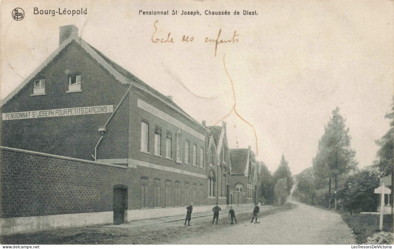 BELGIQUE - Limbourg - Bourg Léopold - Pensionnat St. Joseph - Chaussée De Diest - Carte Postale Ancienne - Hasselt