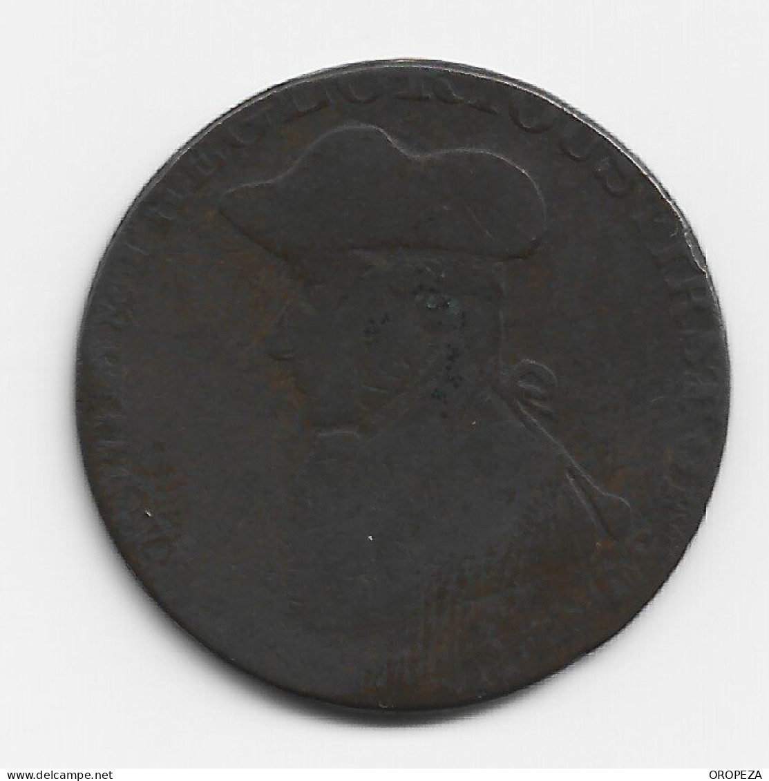 T55  -  GRAN BRETAÑA - Halfpenny Token Associated Irish Miners Arms - Andere & Zonder Classificatie