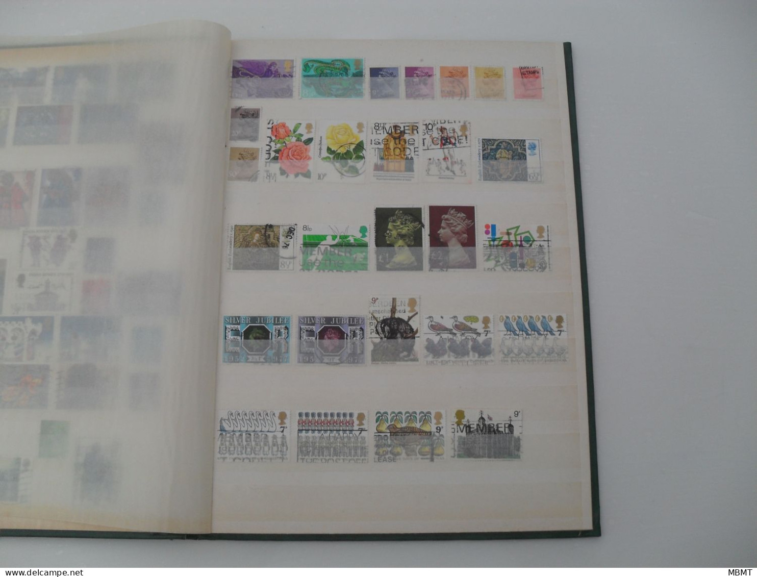 Album N°16 - année 1855 à l'année 2004 - Collections timbres oblitéré Grande-Bretagne et GB définitif -