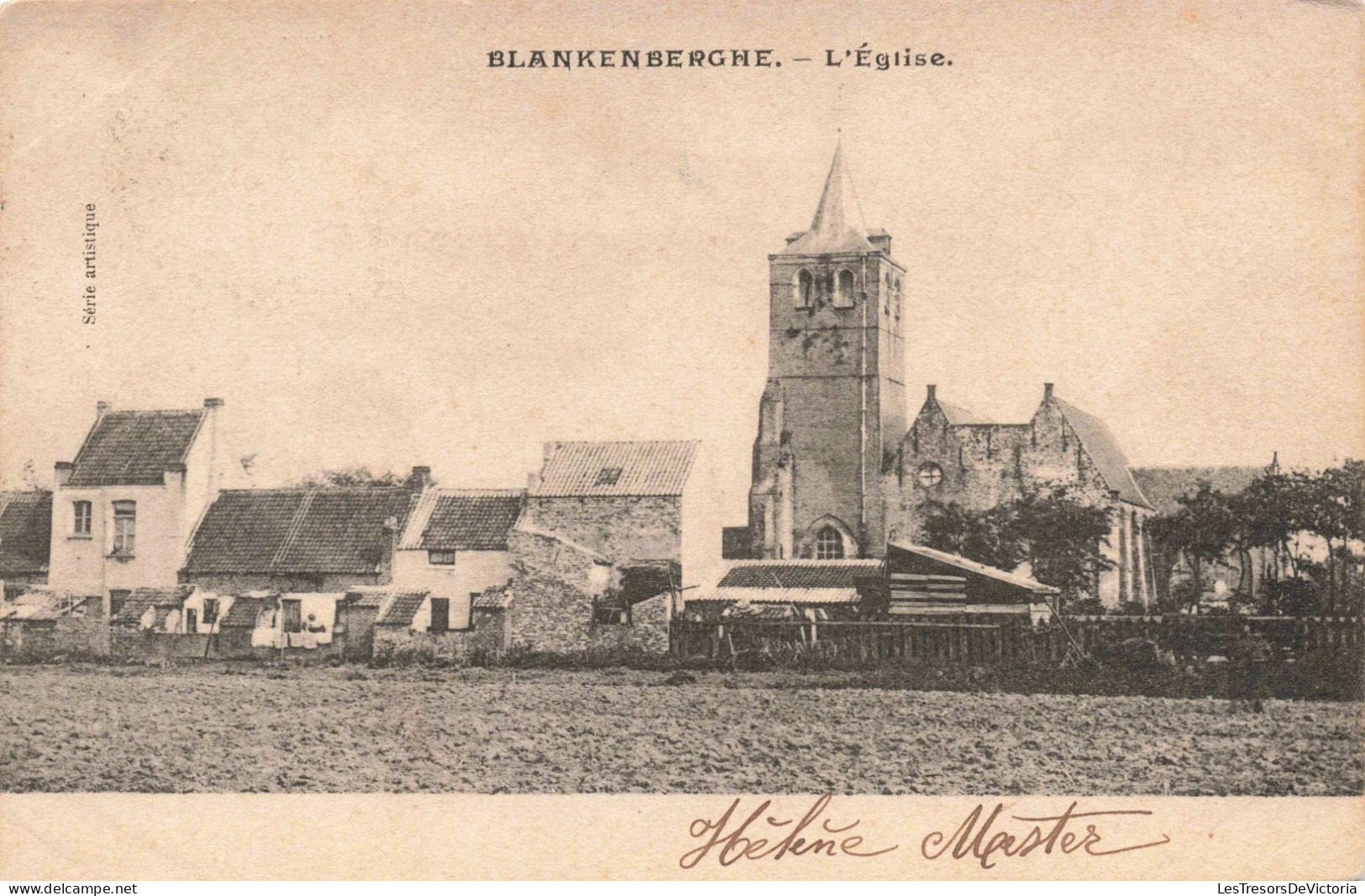 BELGIQUE - Flandre Occidentale - Blankenberge - L'Eglise - Carte Postale Ancienne - Blankenberge