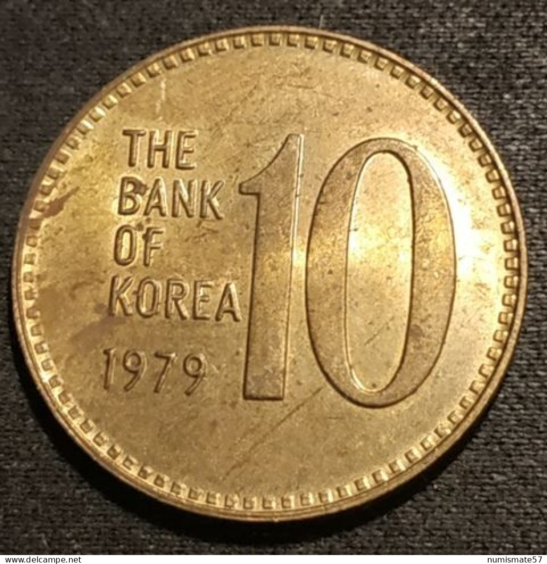 COREE DU SUD - SOUTH KOREA - 10 WON 1979 - KM 6a - Korea, South