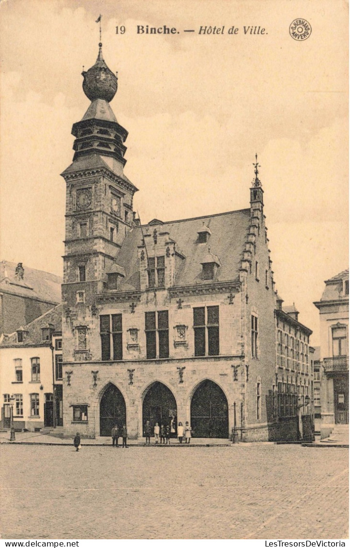 BELGIQUE - Hainaut - La Louvière - Binche - L'Hôtel De Ville - Carte Postale Ancienne - La Louviere