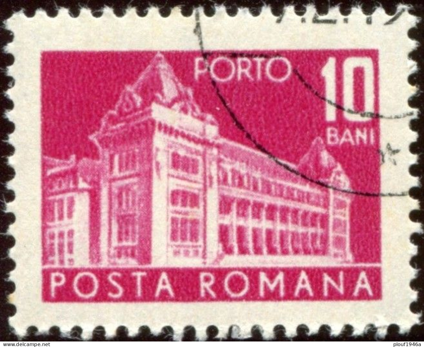 Pays : 410 (Roumanie : République Socialiste)  Yvert Et Tellier N° : Tx   129 A Gauche (o) / Michel 115 A - Postage Due