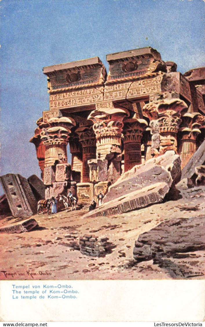 EGYPTE -  Temple De Kom-Ombo - Carte Postale Ancienne - Musées