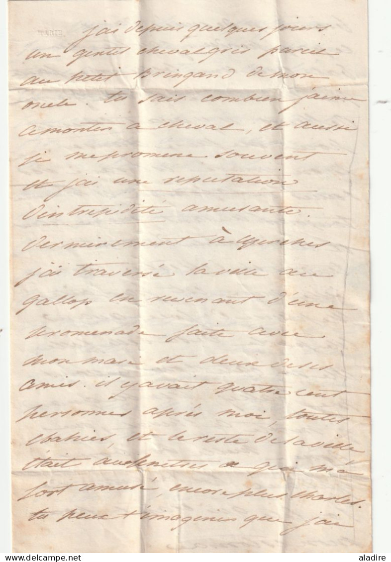 1839 - Lettre Pliée Avec Corresp. Familiale De UZERCHE, Grand Cachet Vers Villers Helon,  Via Villers Cotterets & Paris - 1801-1848: Vorläufer XIX