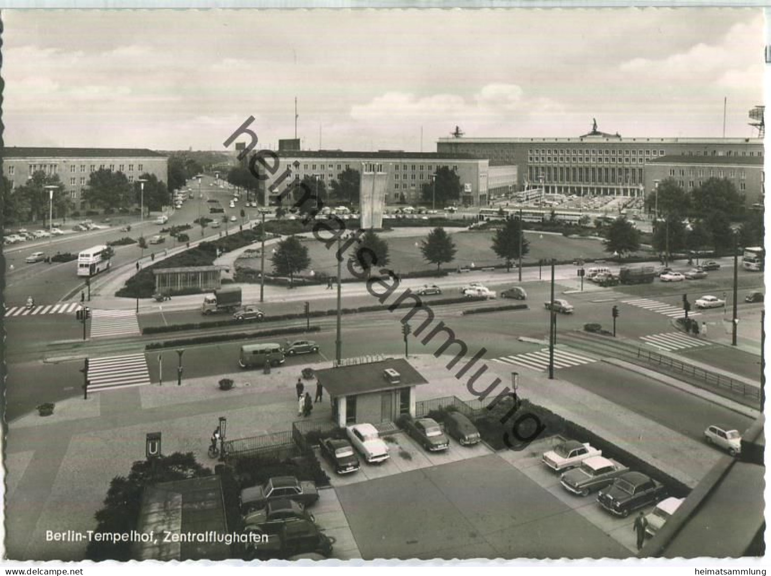 Berlin - Zentralflughafen - Foto-Ansichtskarte - Verlag Kunst Und Bild Berlin - Tempelhof