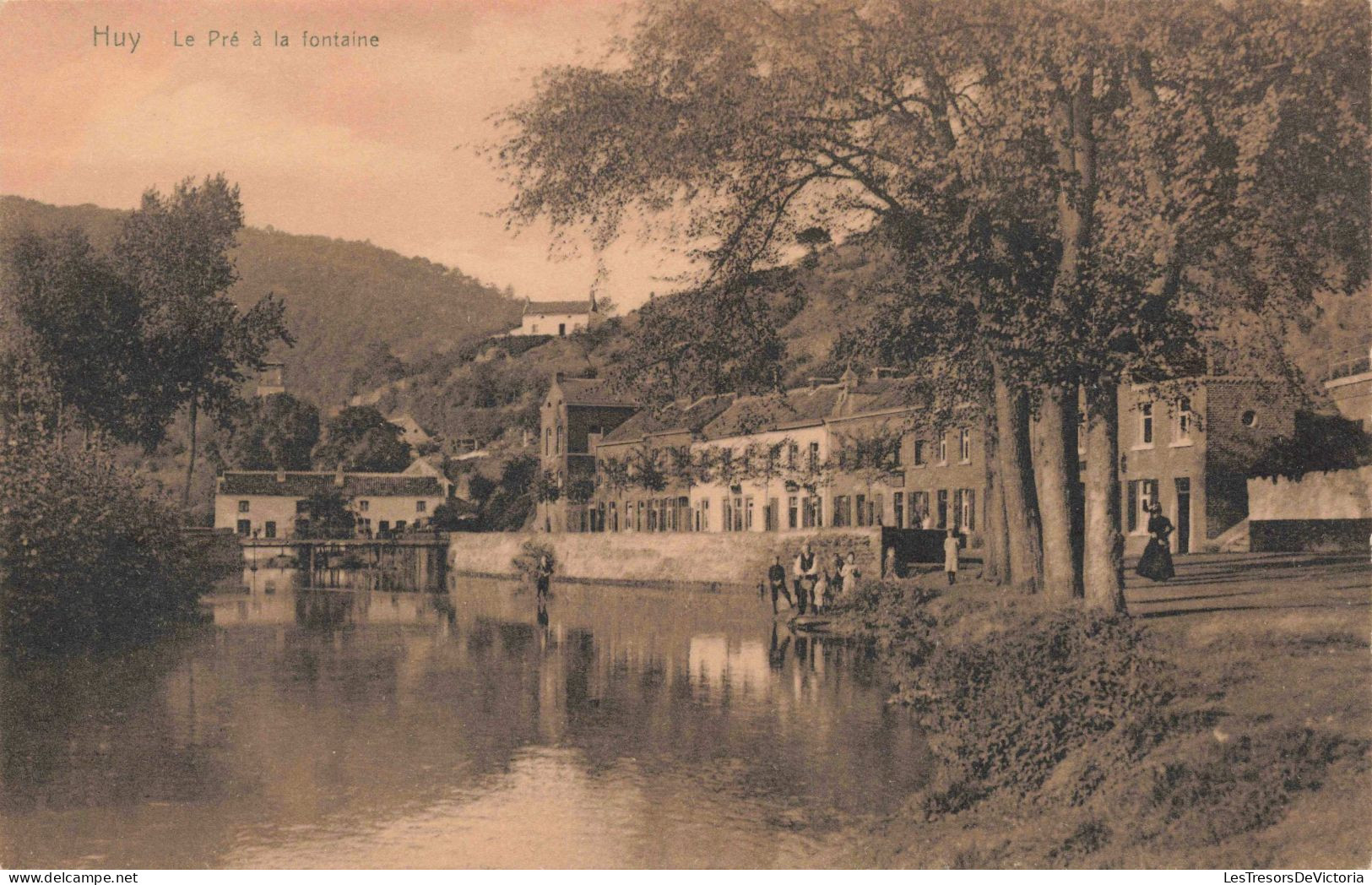 BELGIQUE - Huy - Le Pré à La Fontaine - Vue Choisies De La Vallée De La Meuse - Carte Postale Ancienne - Huy