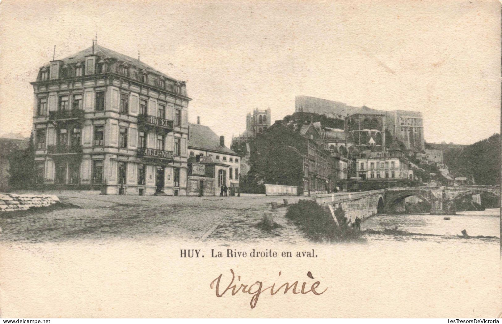 BELGIQUE - Huy - La Rive Droite En Aval - Carte Postale Ancienne - Hoei