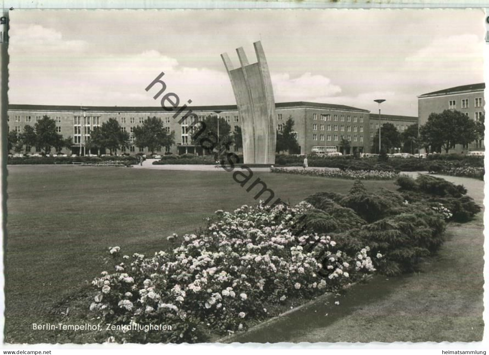 Berlin - Tempelhof - Zentralflughafen - Foto-Ansichtskarte - Verlag Kunst Und Bild Berlin - Tempelhof
