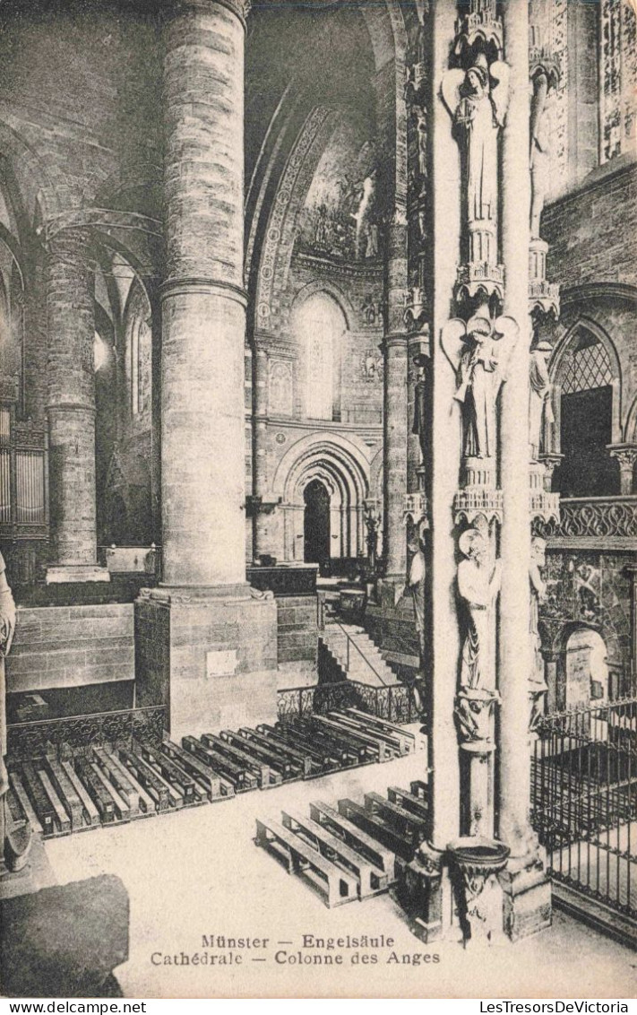 ALLEMAGNE - Münster -  Cathédrale - Colonne Des Anges - Carte Postale Ancienne - Münster