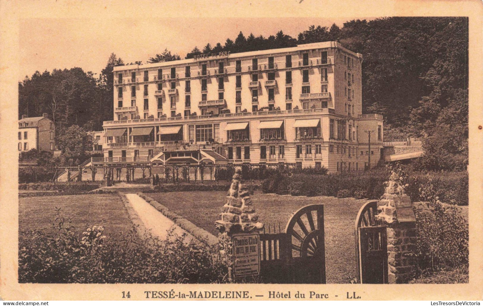 FRANCE - Tessé La Madeleine - Hôtel Du Parc - LL - Carte Postale Ancienne - Other & Unclassified