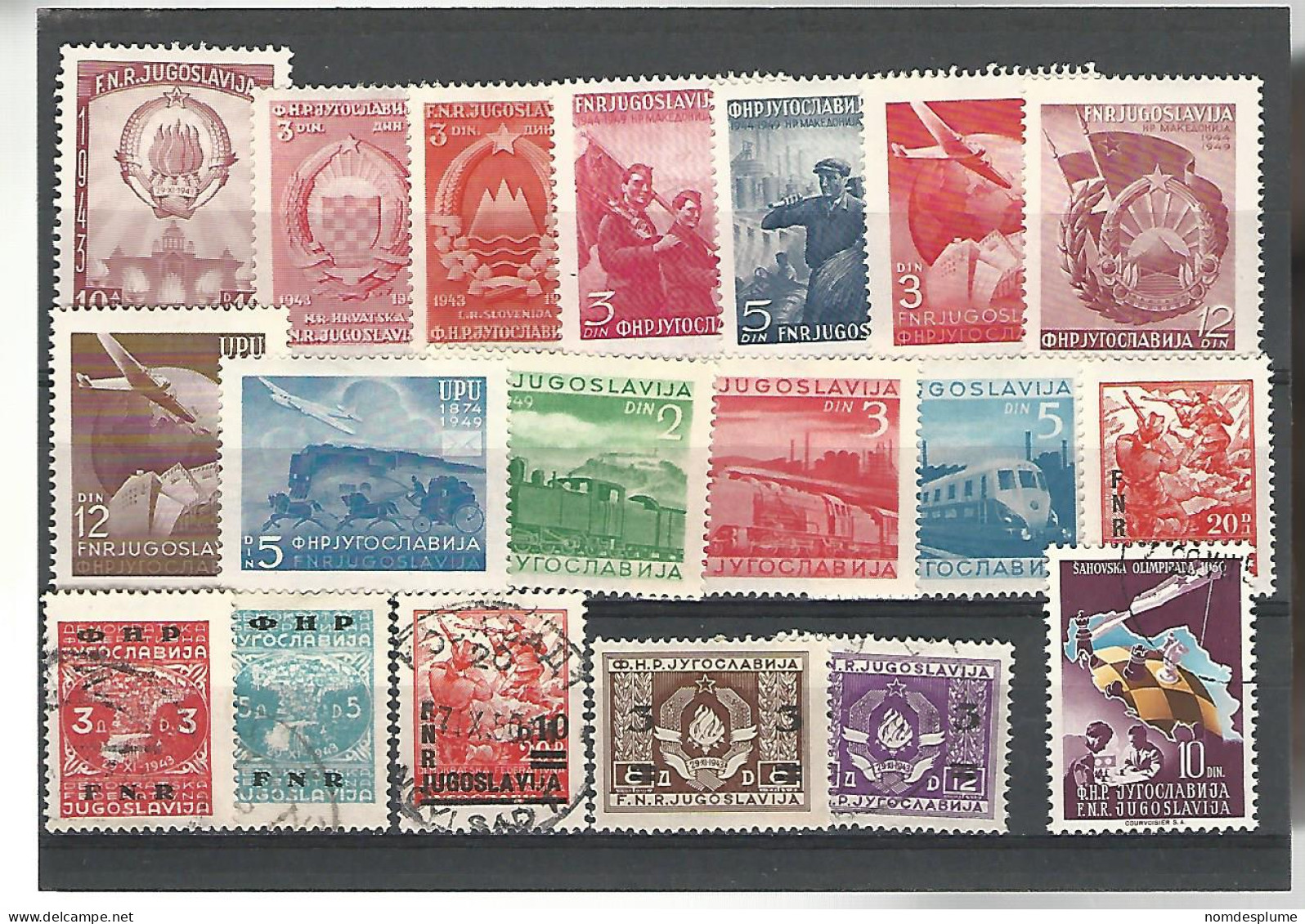 52484 ) Collection Jugoslavia Postmark  - Lots & Serien