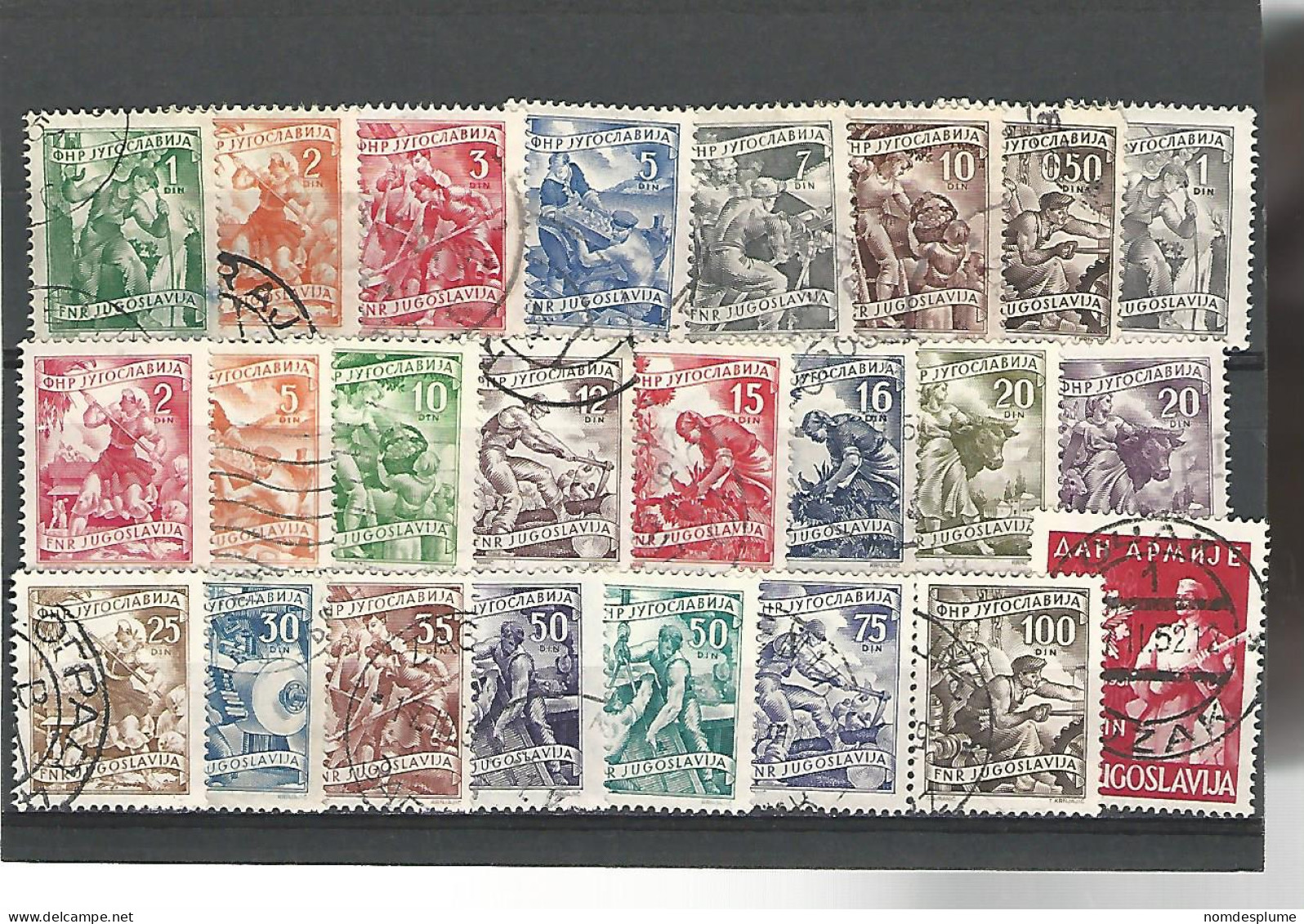 52485 ) Collection Jugoslavia Postmark  - Colecciones & Series