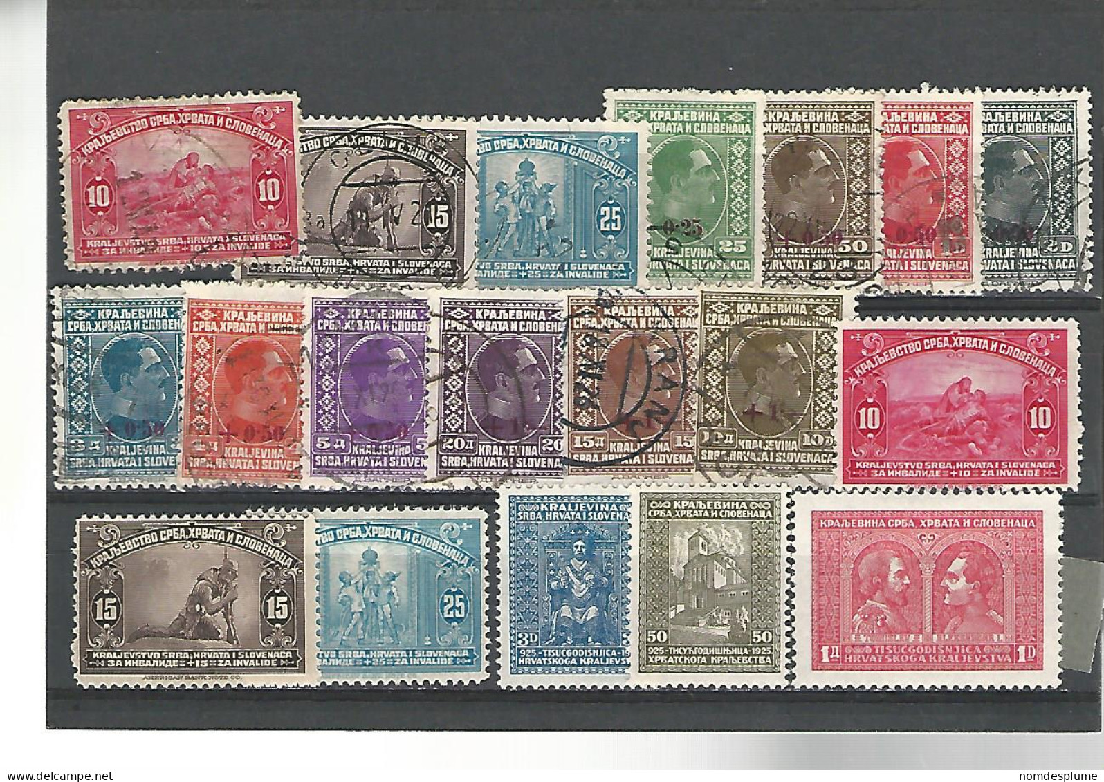 52487 ) Collection Jugoslavia Postmark Semi Postal - Collections, Lots & Series