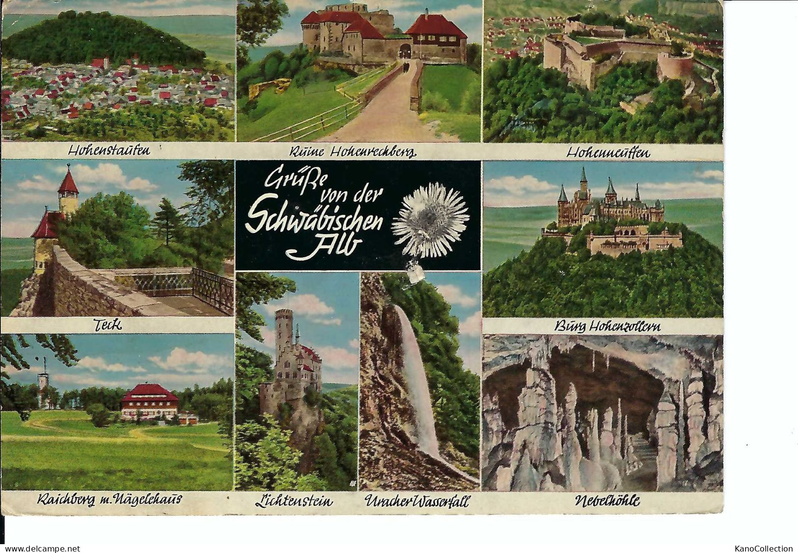 Grüße Von Der Schwäbischen Alb, Gelaufen 1966 - Souvenir De...