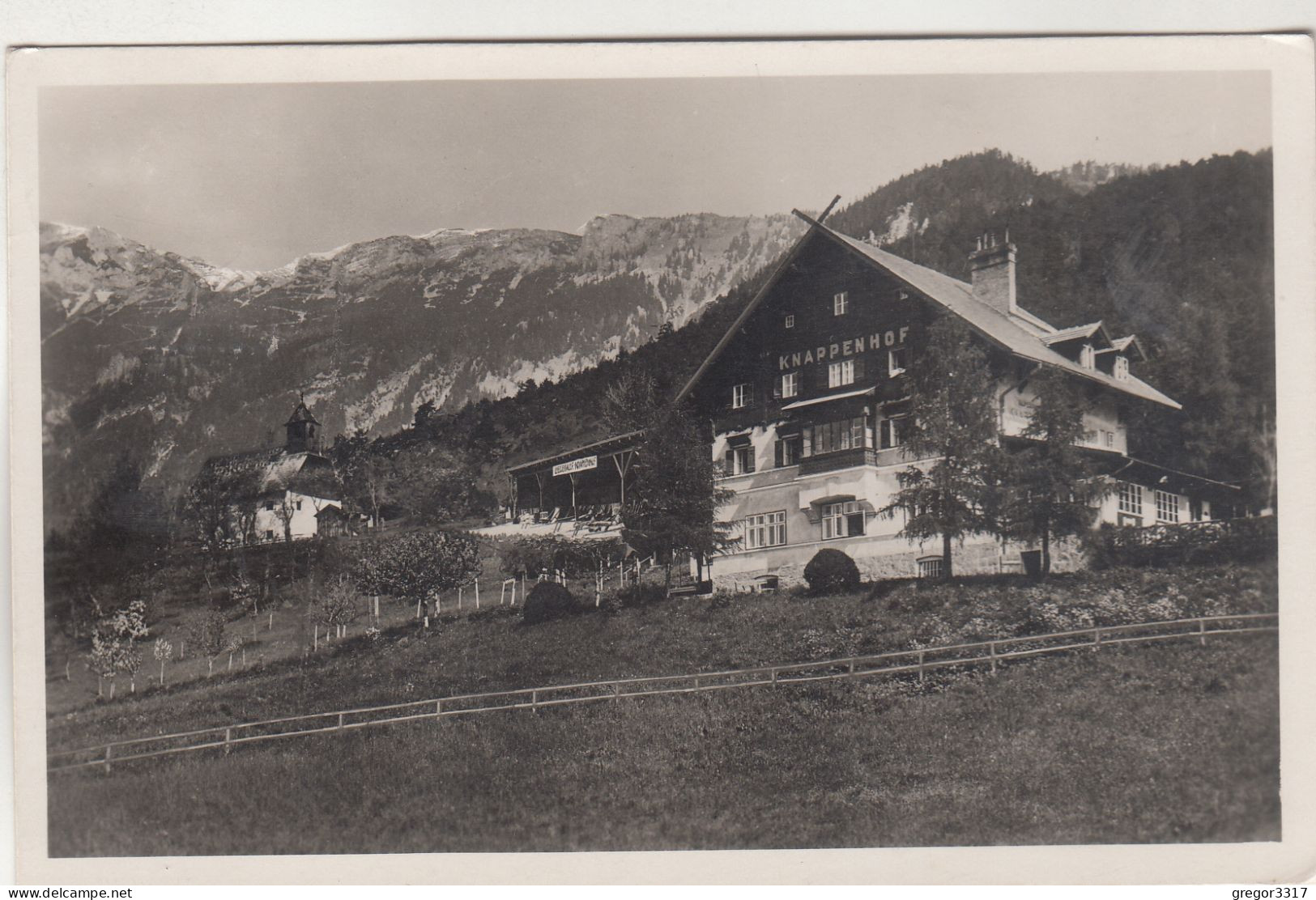 D4155) Alpenhotel U. Pension KNAPPENHOF - Hedwig Kronich - EDLACH - RAX - 1937 - Raxgebiet