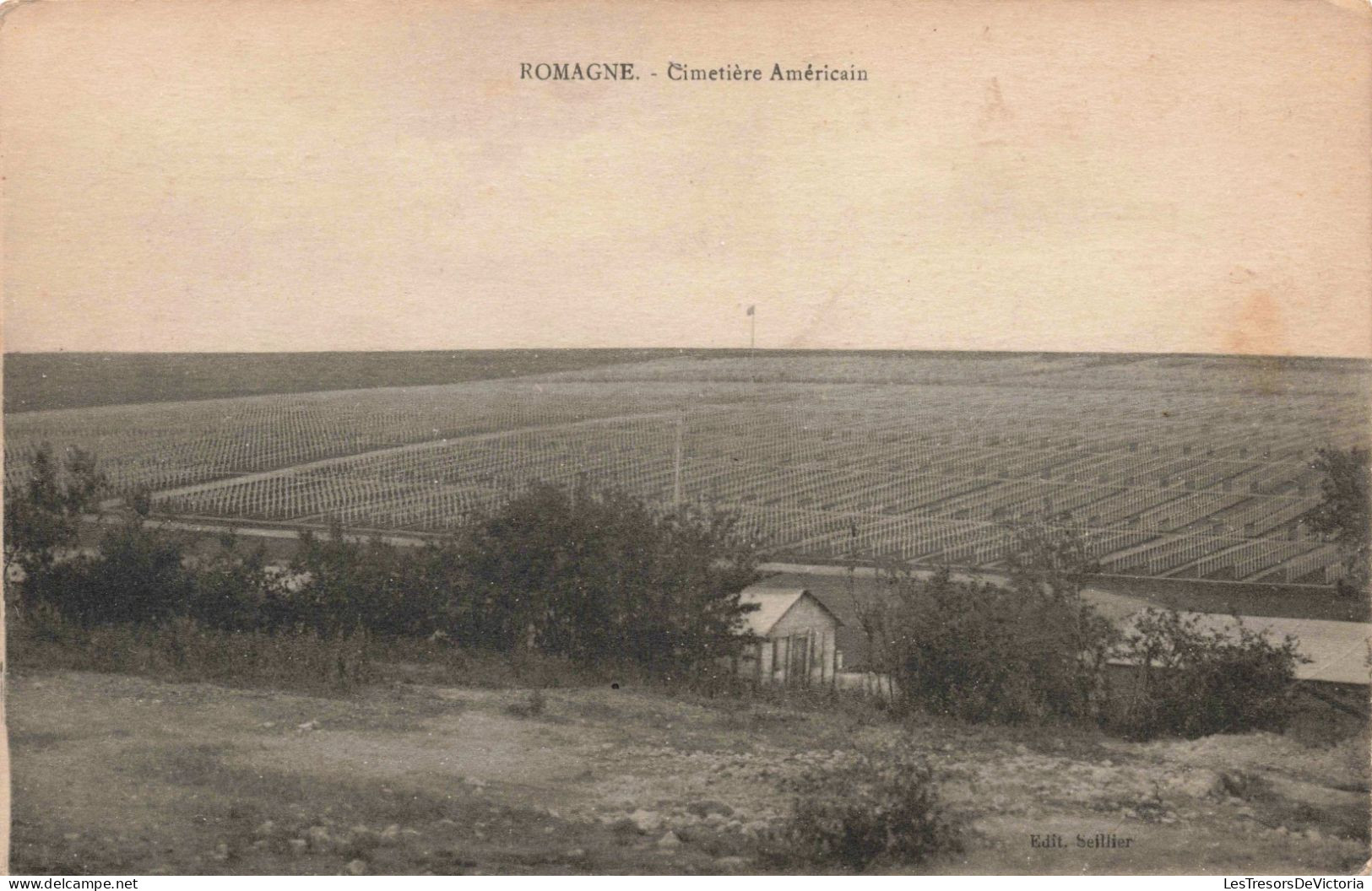 FRANCE - Romagne - Cimetière Américain - Vue Générale  - Carte Postale Ancienne - Autres & Non Classés