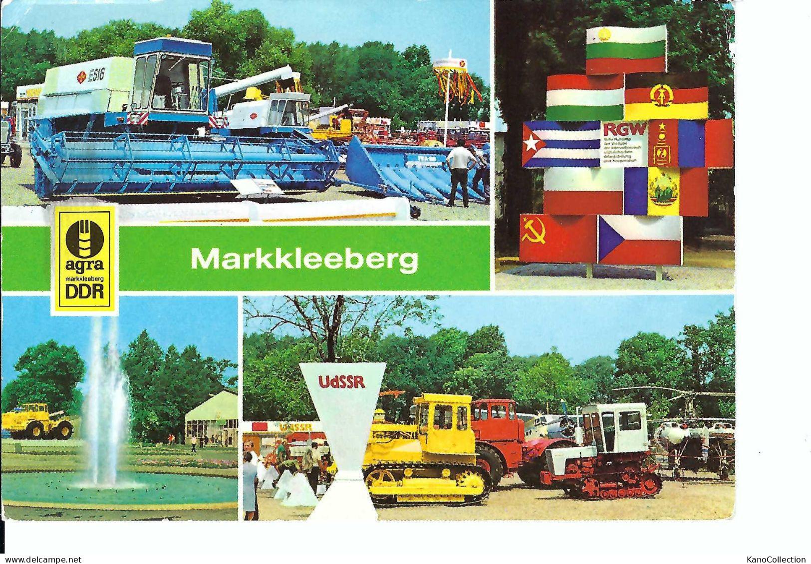 Landwirtschaftsausstellung Der DDR, Markkleeberg, Gelaufen 1981 - Ausstellungen
