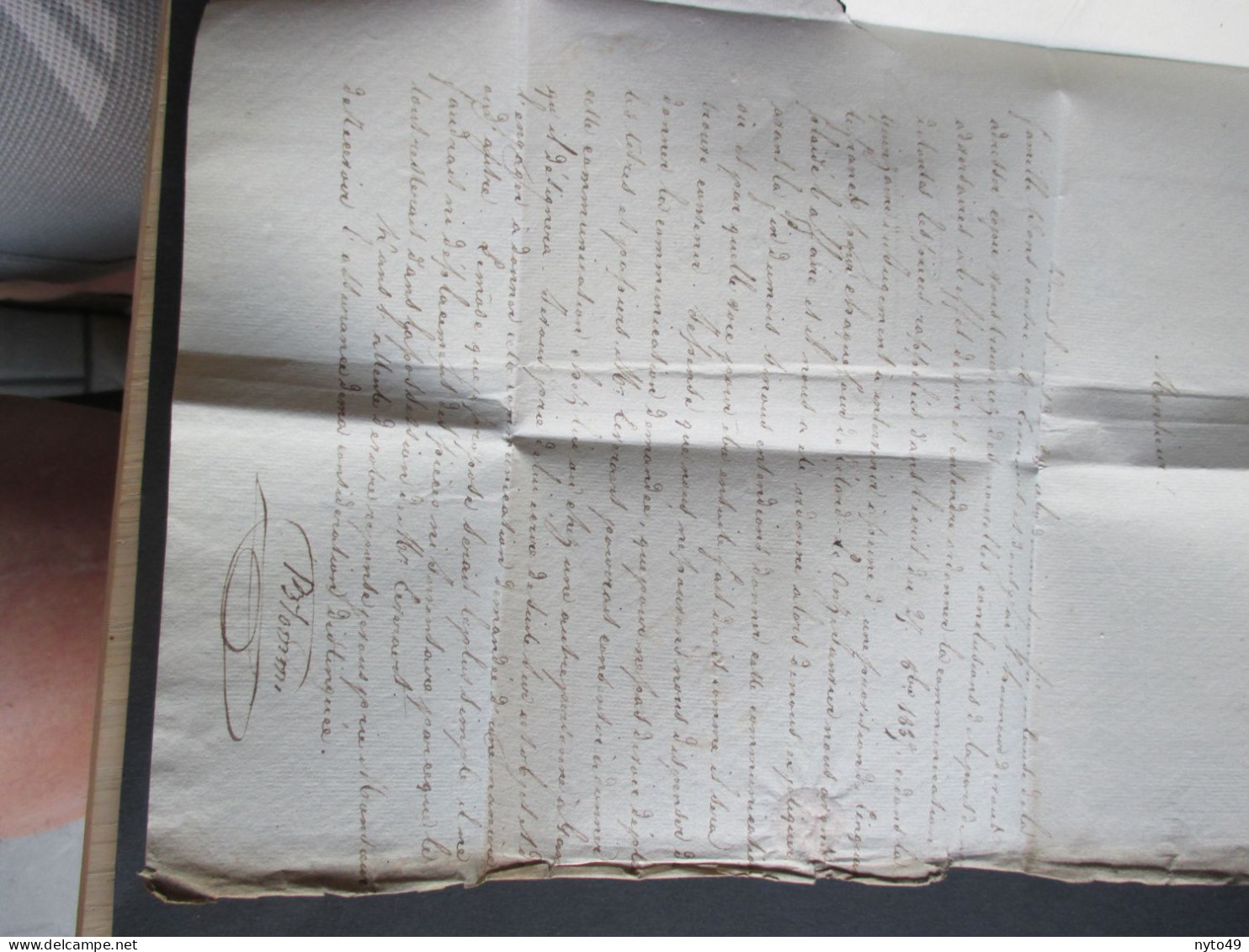 Brief  Verstuurd Uit Dendermonde Naar Beveren Op 21/01/1838 - 1830-1849 (Independent Belgium)