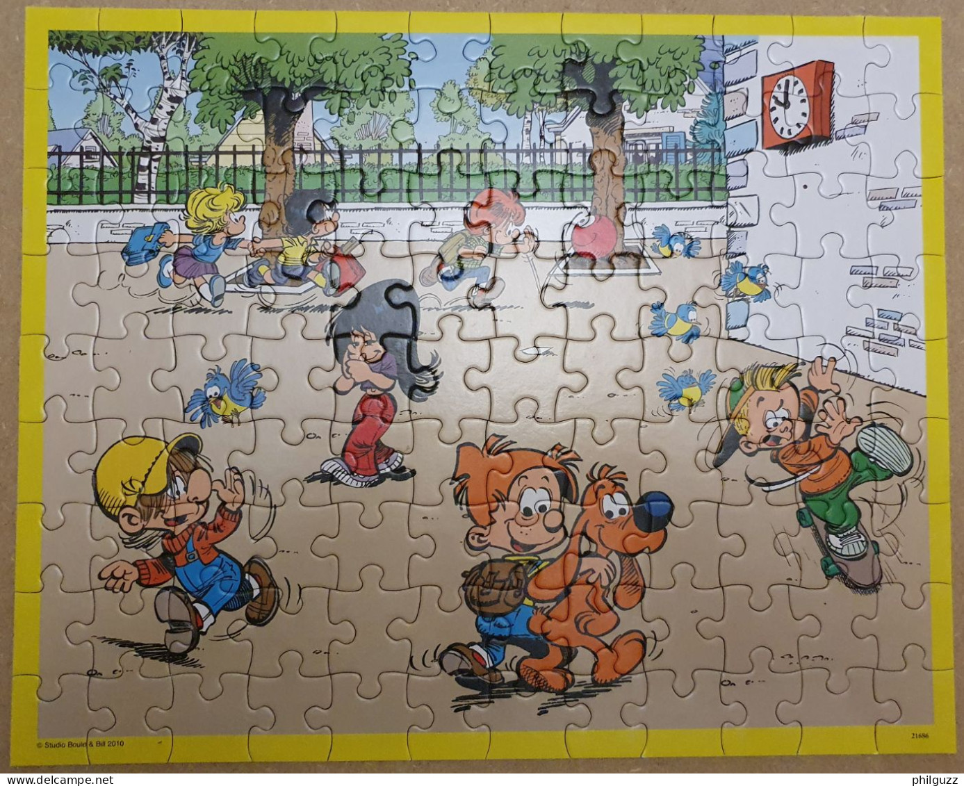 PUZZLE AVEC BOITE MB BOULE ET BILL 2010 100 Pièces - Puzzles