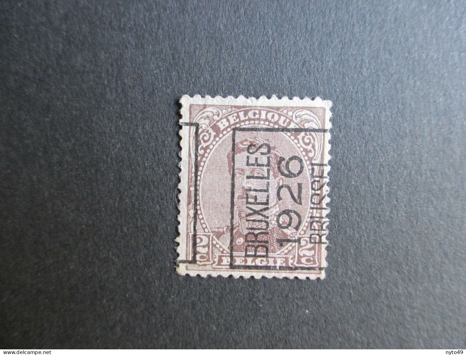 Nr 136 Type 1 - PREO - Var. Wit Punt Onder Laatste "E" Van België - 1915-1920 Albert I