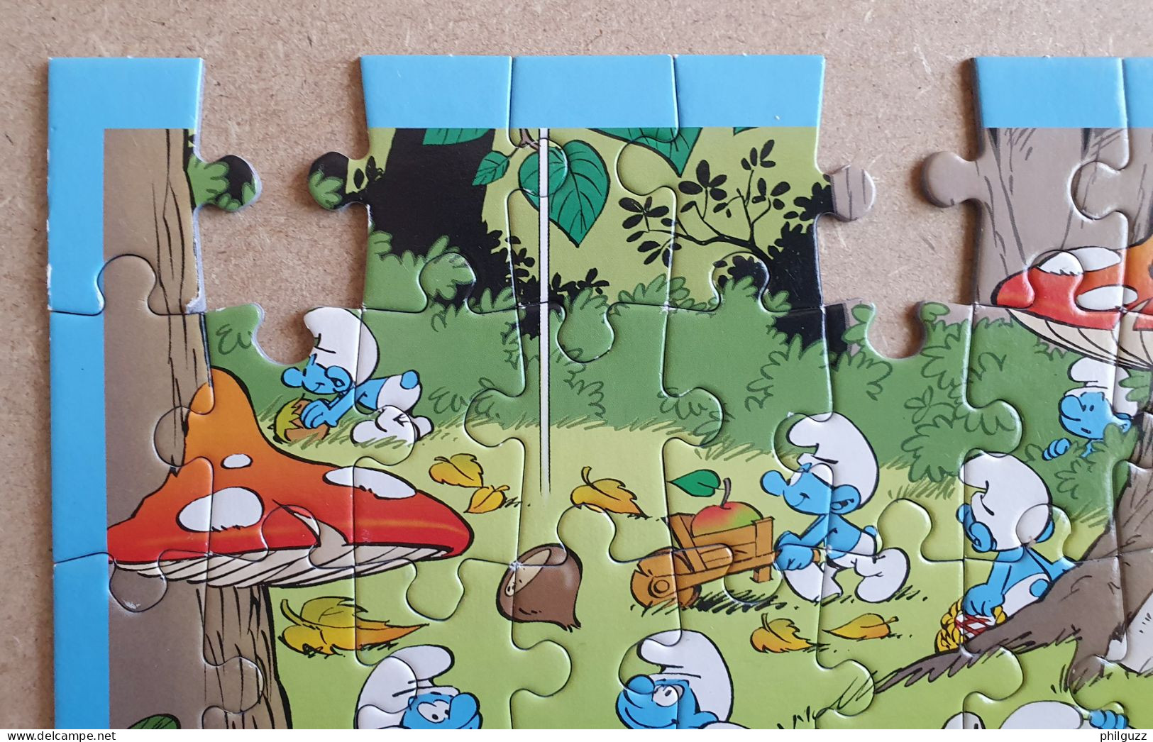 PUZZLE MB 2006 SCHTROUMPFS Avec Boîte  3 X 50 Pièces 2 Complet 1 Incomplet Schtroumpf - Puzzels