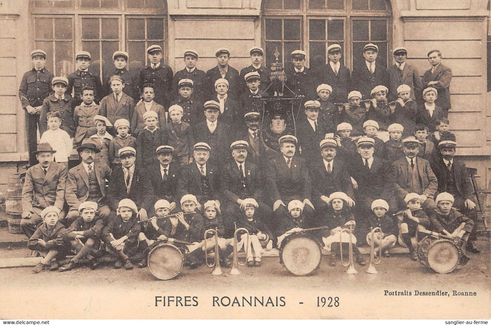 CPA 42 FIFRES ROANNAIS / 1928 - Roanne