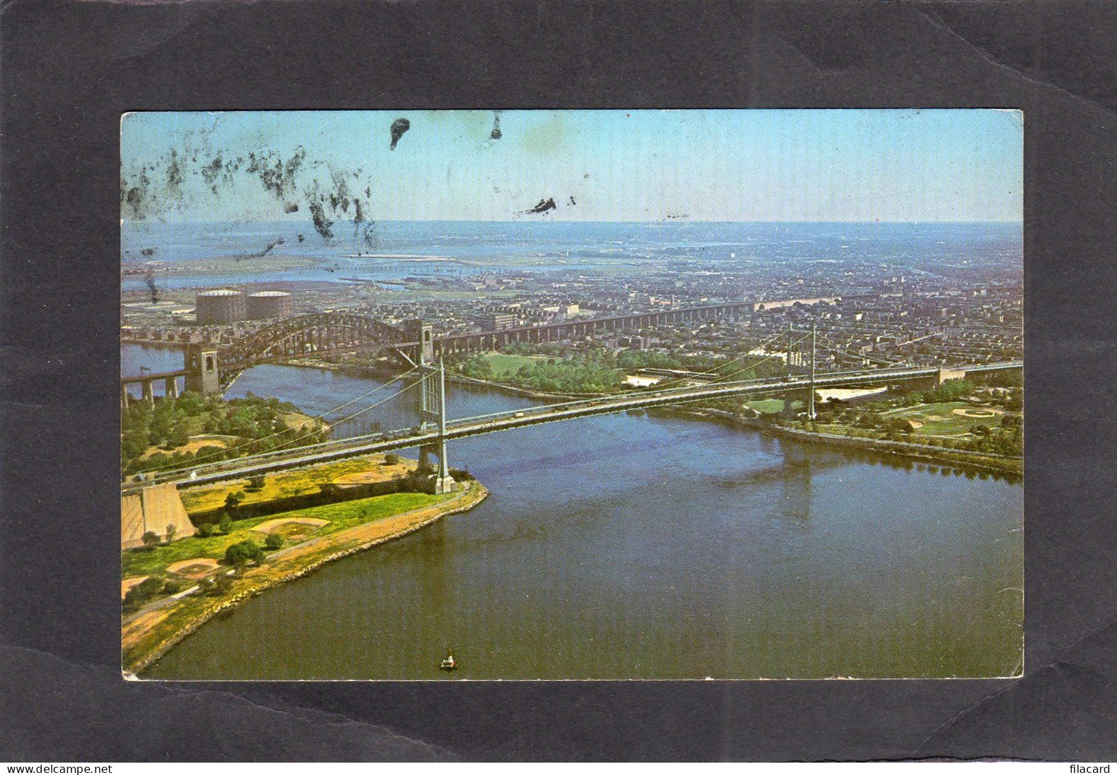 124206           Stati   Uniti,   The   Triborough  Bridge,   New  York  City,    VG  1973 - Puentes Y Túneles