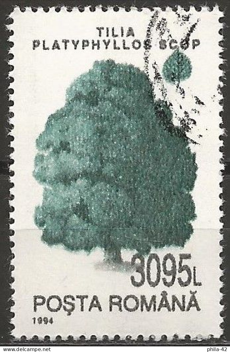 Romania 1994 - Mi 4991Y - YT 4169 ( Tree : Large Leaved Lime ) - Oblitérés