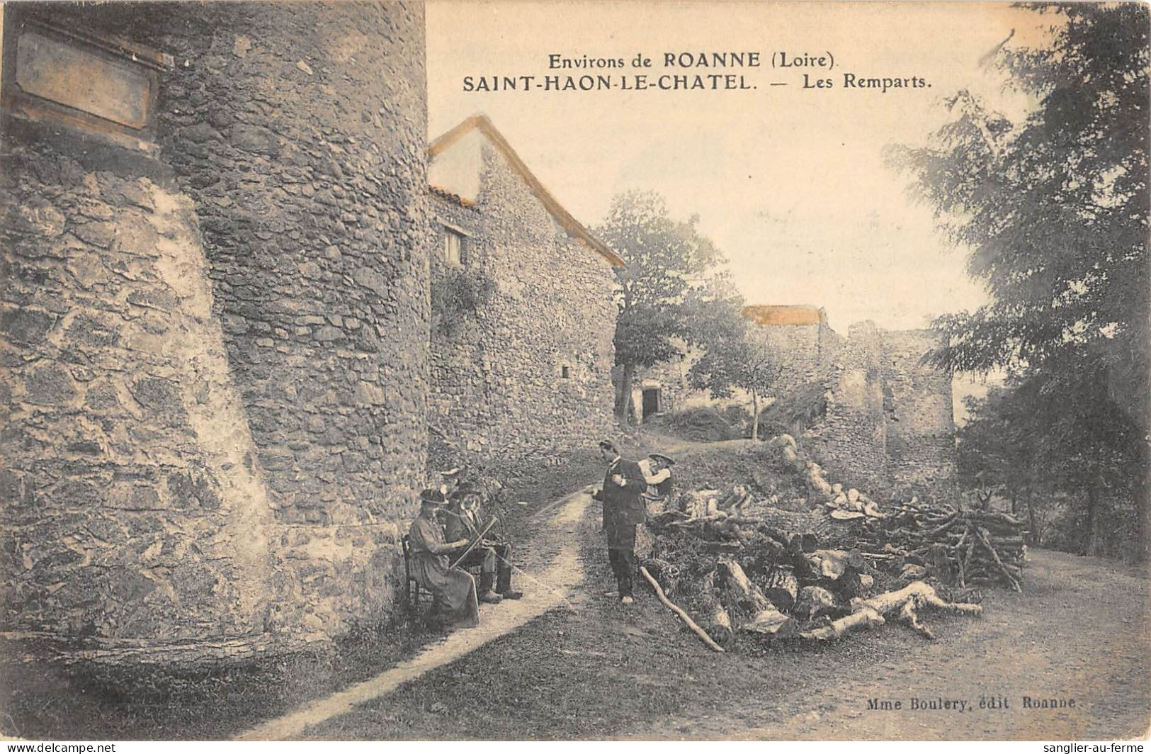 CPA 42 SAINT HAON LE CHATEL / LES REMPARTS - Sonstige & Ohne Zuordnung