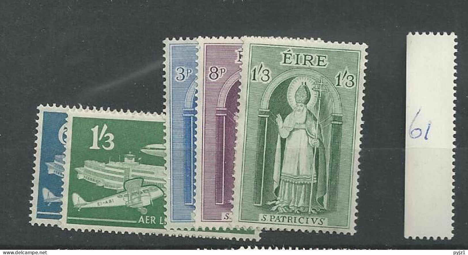 1961 MNH Ireland Year Complete According To Michel Postfris** - Années Complètes