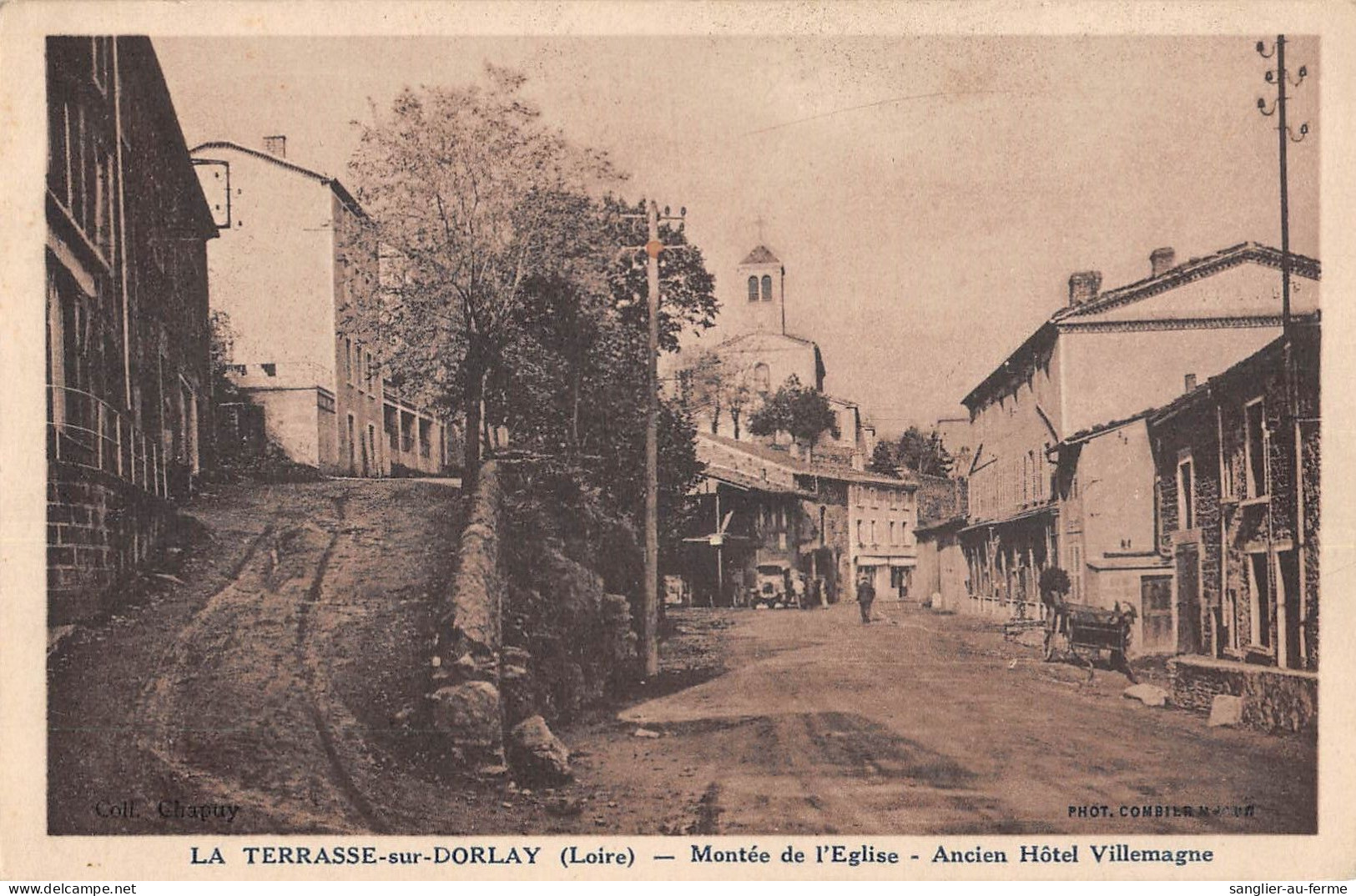 CPA 42 LA TERRASSE SUR DORLAY / MONTEE EGLISE - Sonstige & Ohne Zuordnung