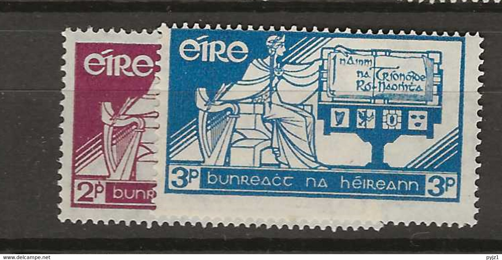 1937 MH Ireland Mi 65-66 - Neufs