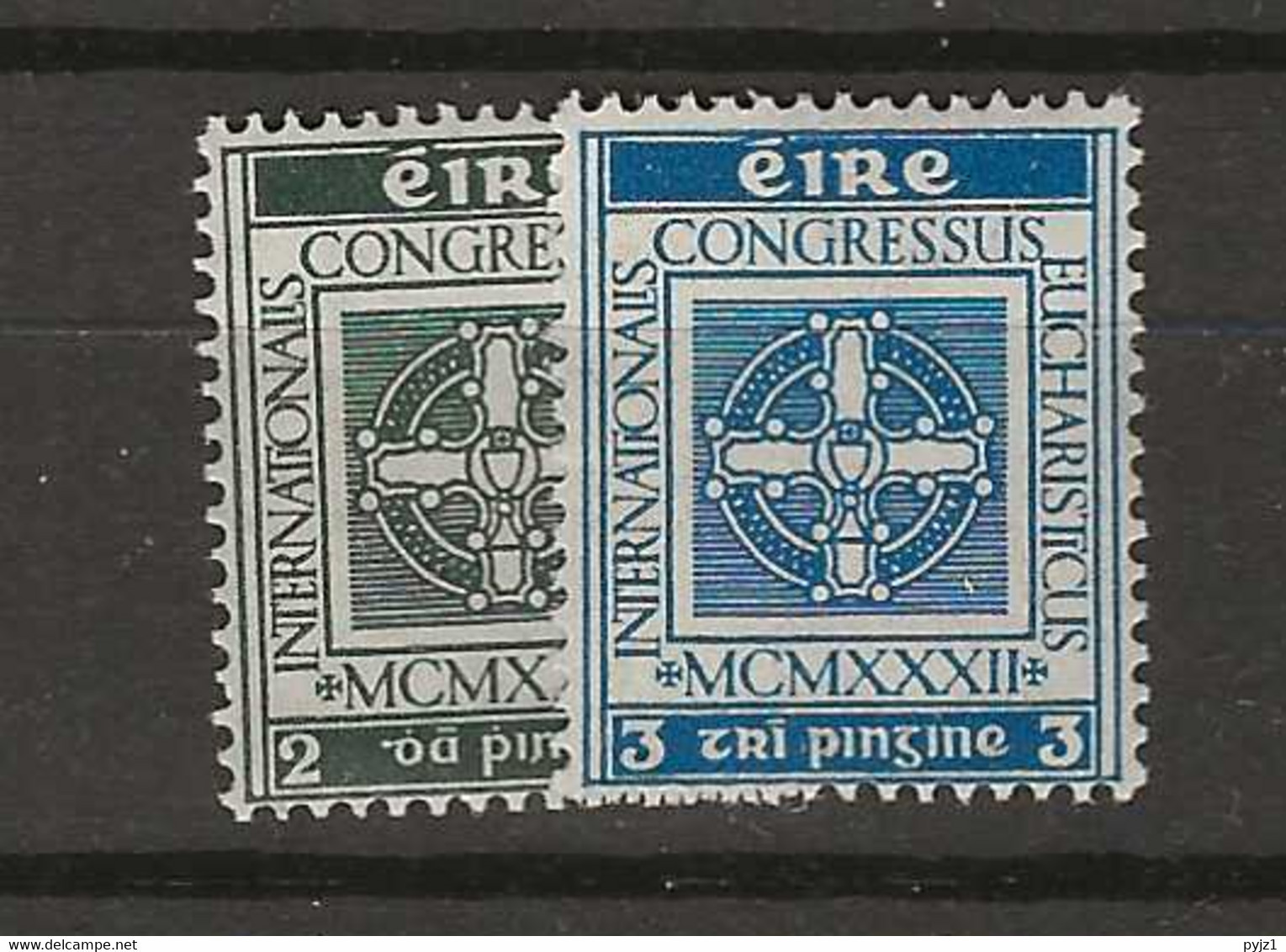 1932 MH Ireland Mi 57-58 - Unused Stamps