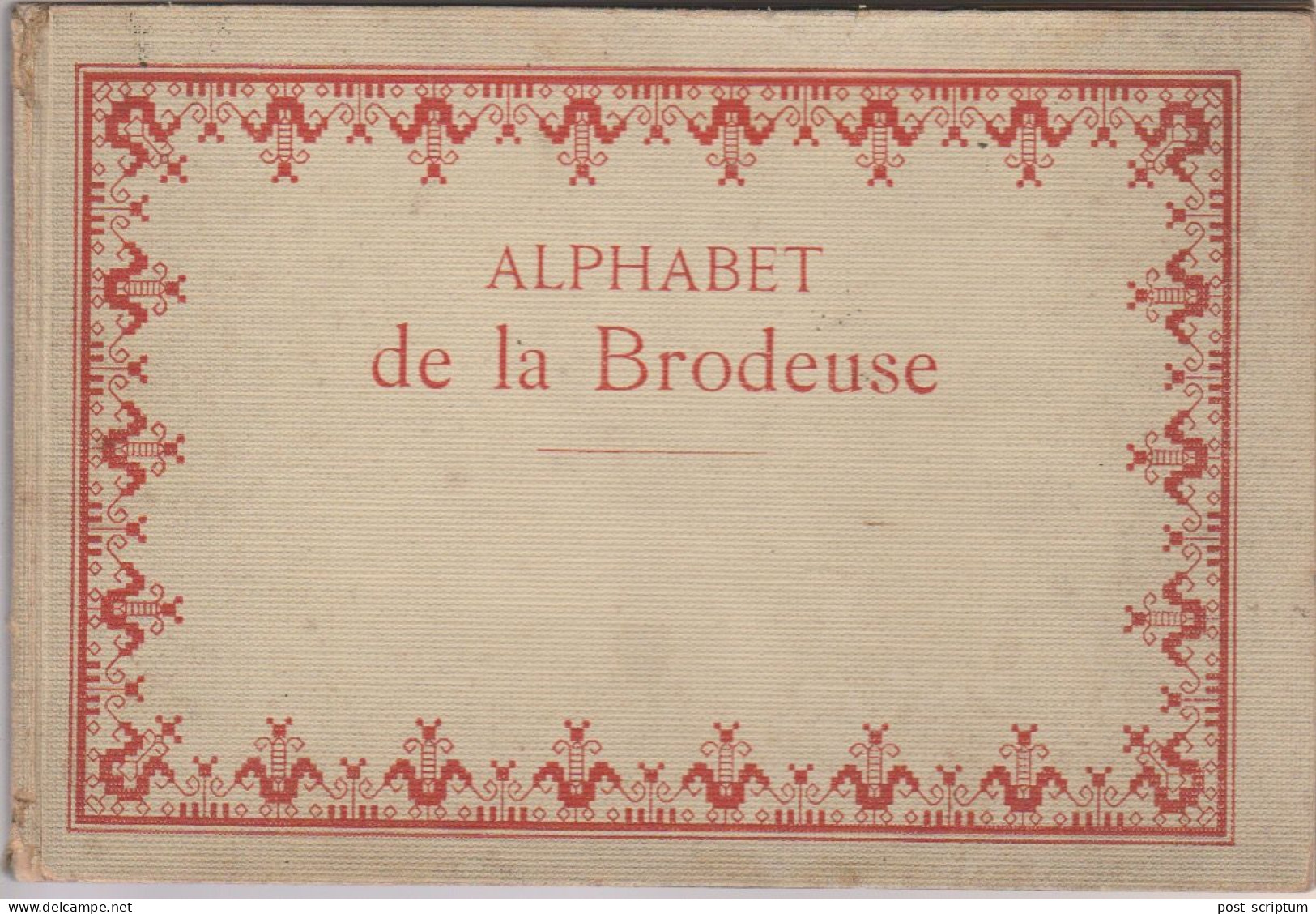 Livre - Alphabet De La Brodeuse - Home Decoration