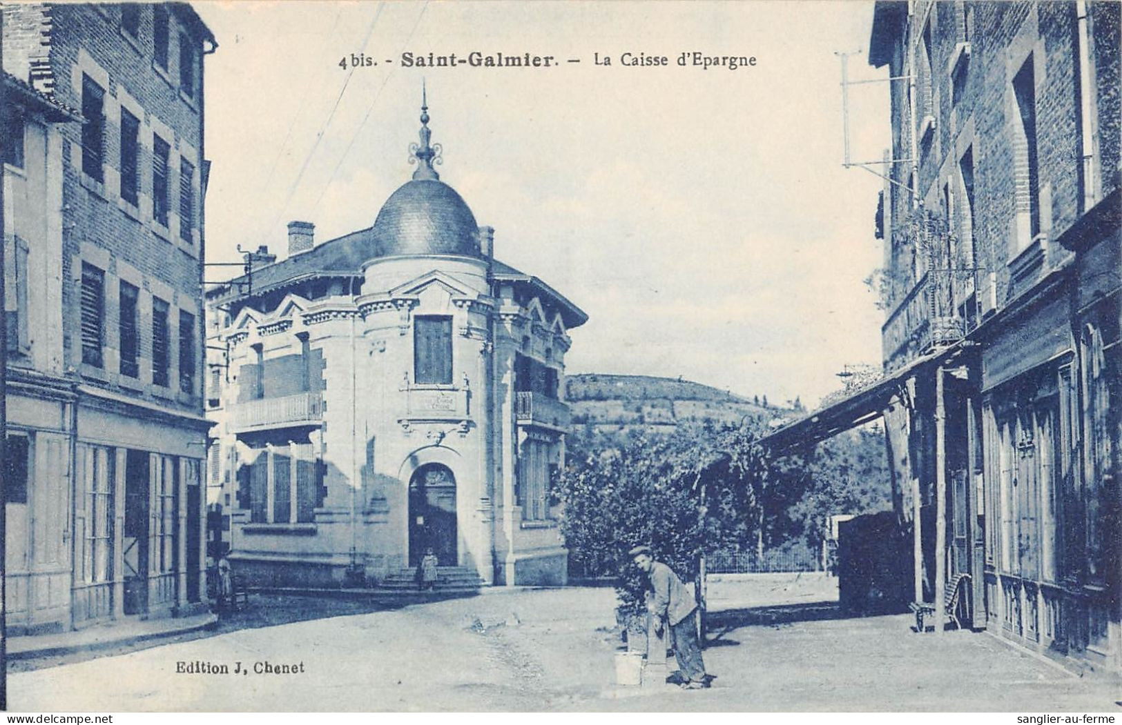 CPA 42 SAINT GALMIER / CAISSE D'EPARGNE - Sonstige & Ohne Zuordnung