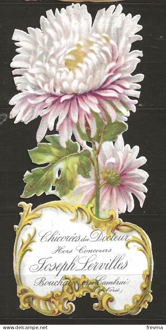 Découpis Publicitaire Joseph Lervilles Année 1900 - Blumen