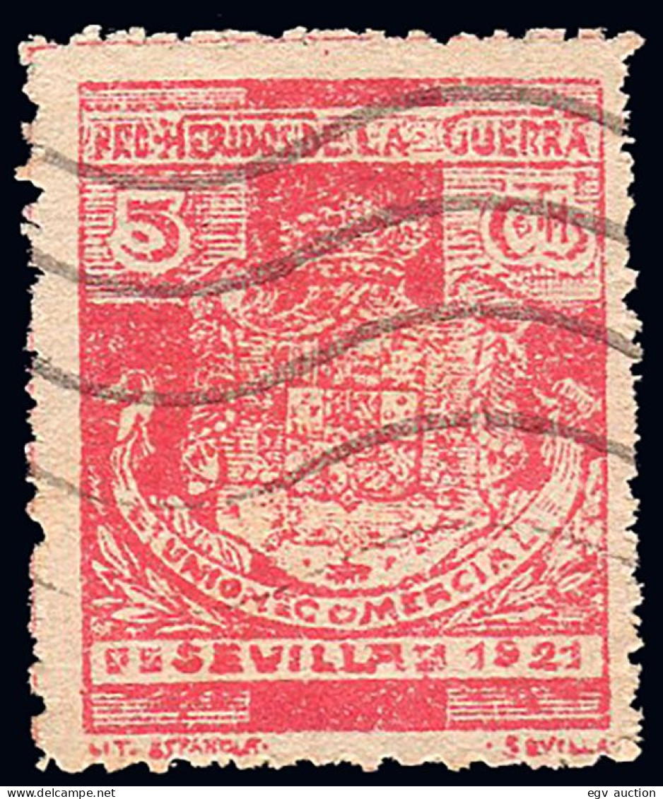 Sevilla - S/Cat O - 1921 - "Pro Heridos De La Guerra - Sevilla" - Unused Stamps