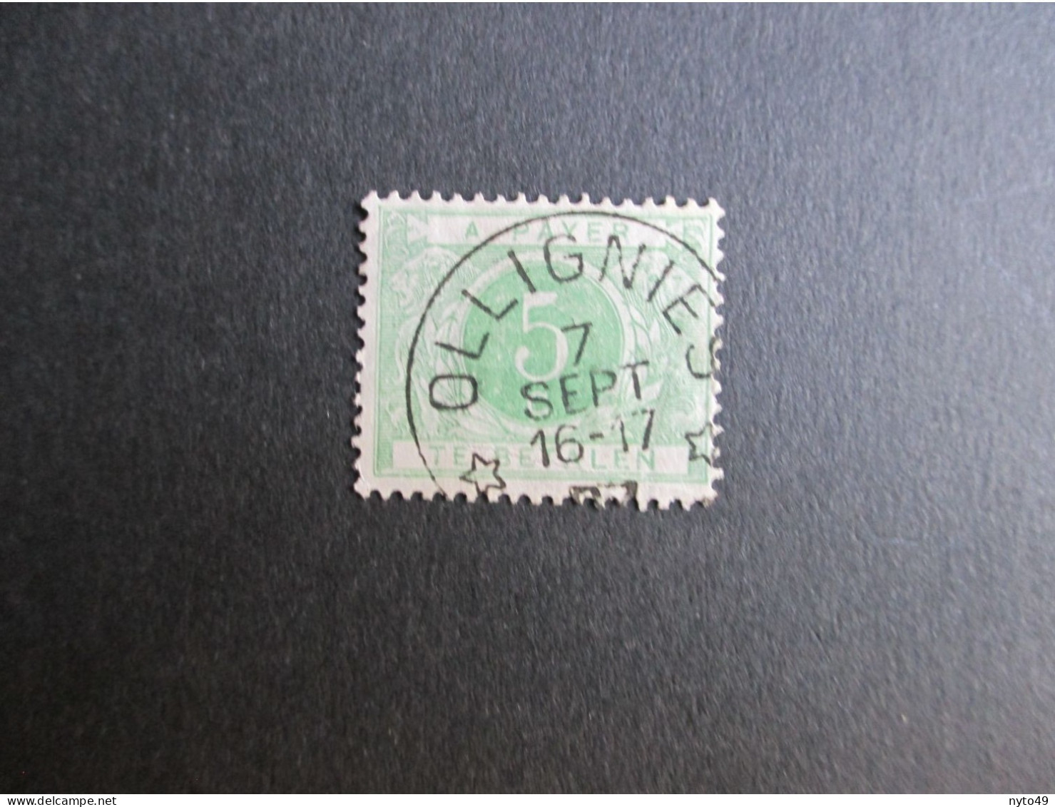 Nr TX3 - Centrale Sterstempel Ollignies - Postmarks With Stars