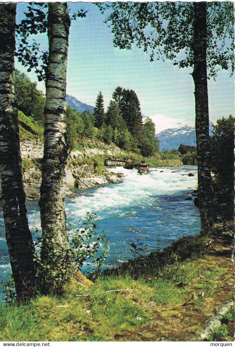 51640. Postal OSLO (Noruega) Norge 1978, Vistas De STRYN - Lettres & Documents