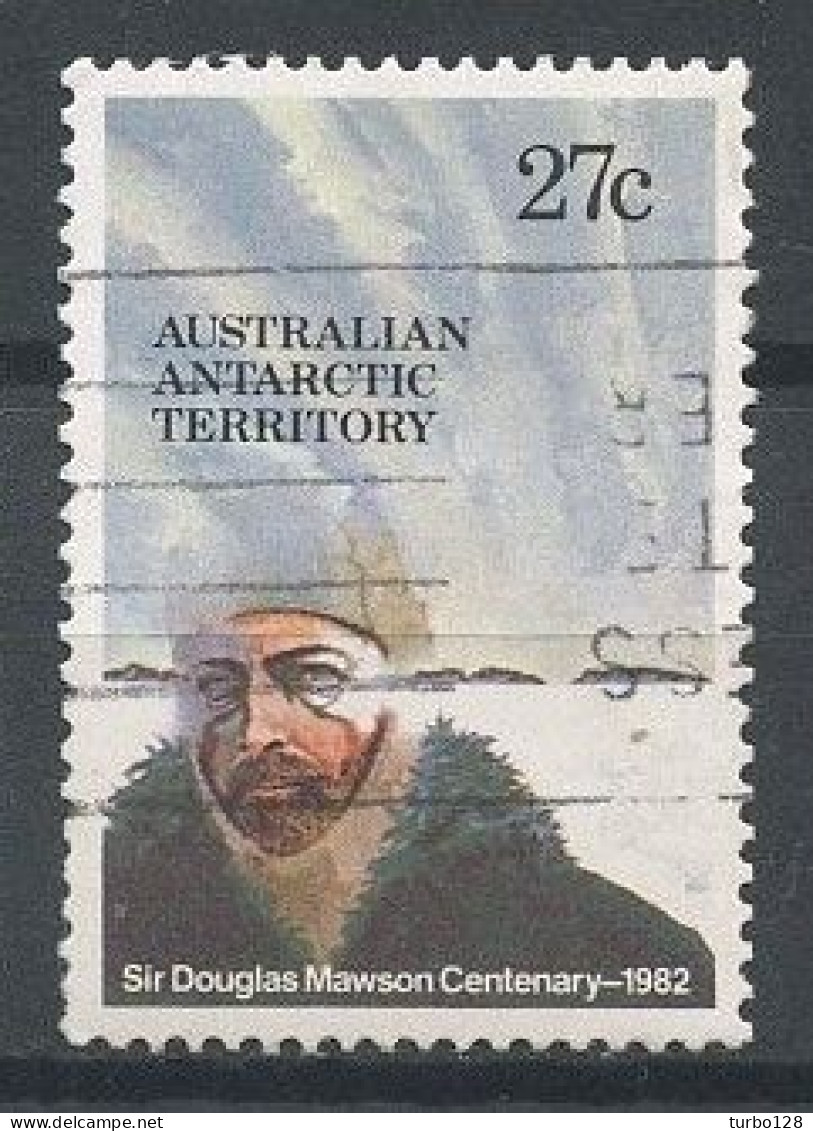 ANTARCTIQUE 1982 N° 53 Oblitéré Used Sir Douglas Mawson Explorateur Désert Blanc - Used Stamps