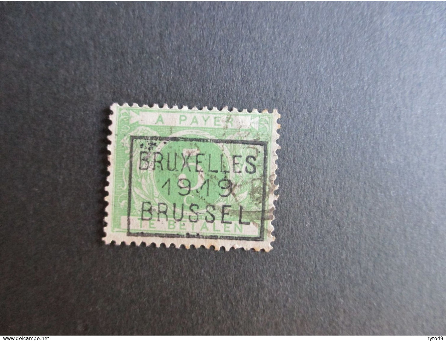 Nr TX12A - Brussel Prachtige Centrale Stempel  - Cote € 55   à 10% - Sternenstempel