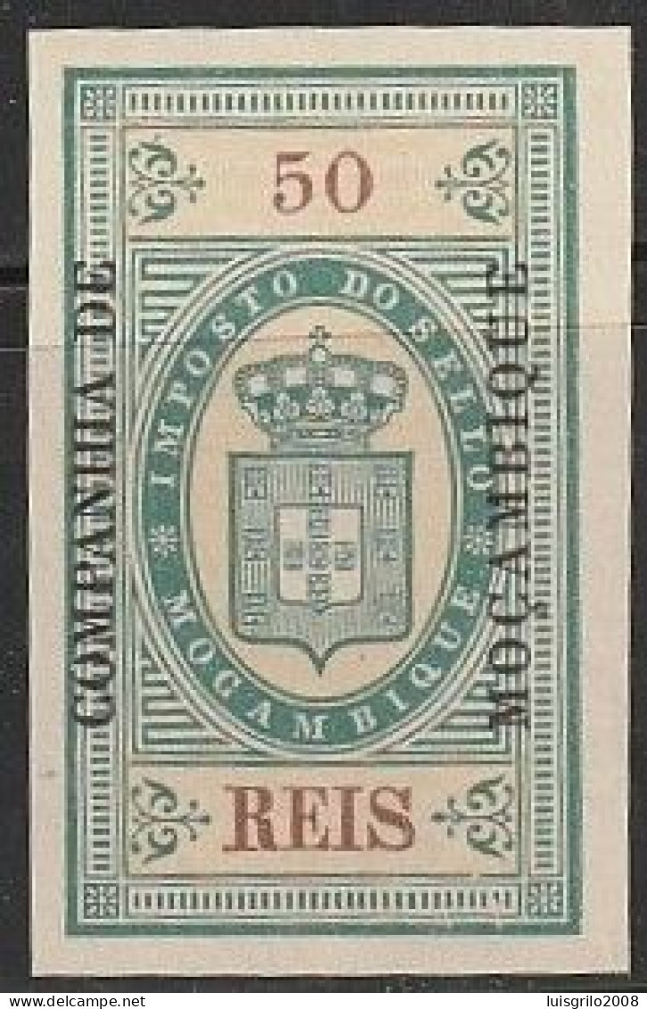 Revenue/ Fiscal, Companhia De Moçambique 1892 - Imposto Do Sello. 50 Reis -|- MNH - Nuovi