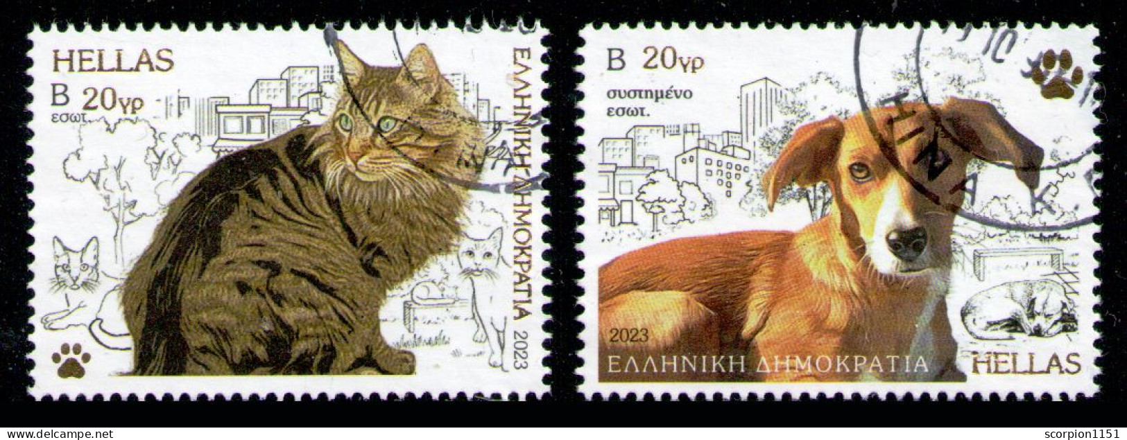 GREECE 2023 - Set Used - Gebruikt