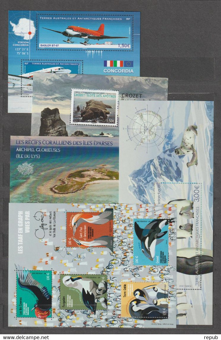 TAAF Année Complète 2021 Du 958 à 996 ** MNH - Full Years