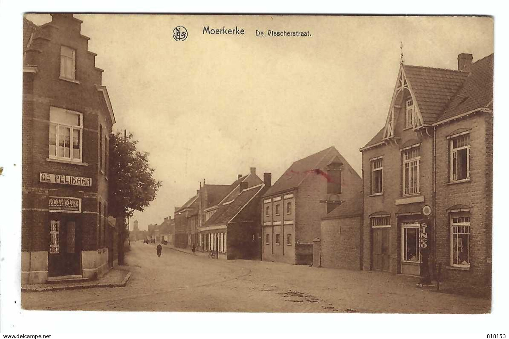 Moerkerke  De Visschersstraat 1947 - Damme