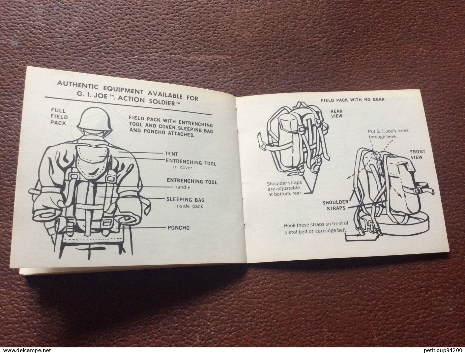 DOCUMENT COMMERCIAL Catalogue  GI JOE  Action Soldier  ARMY MANUEL  FM75-00  USA