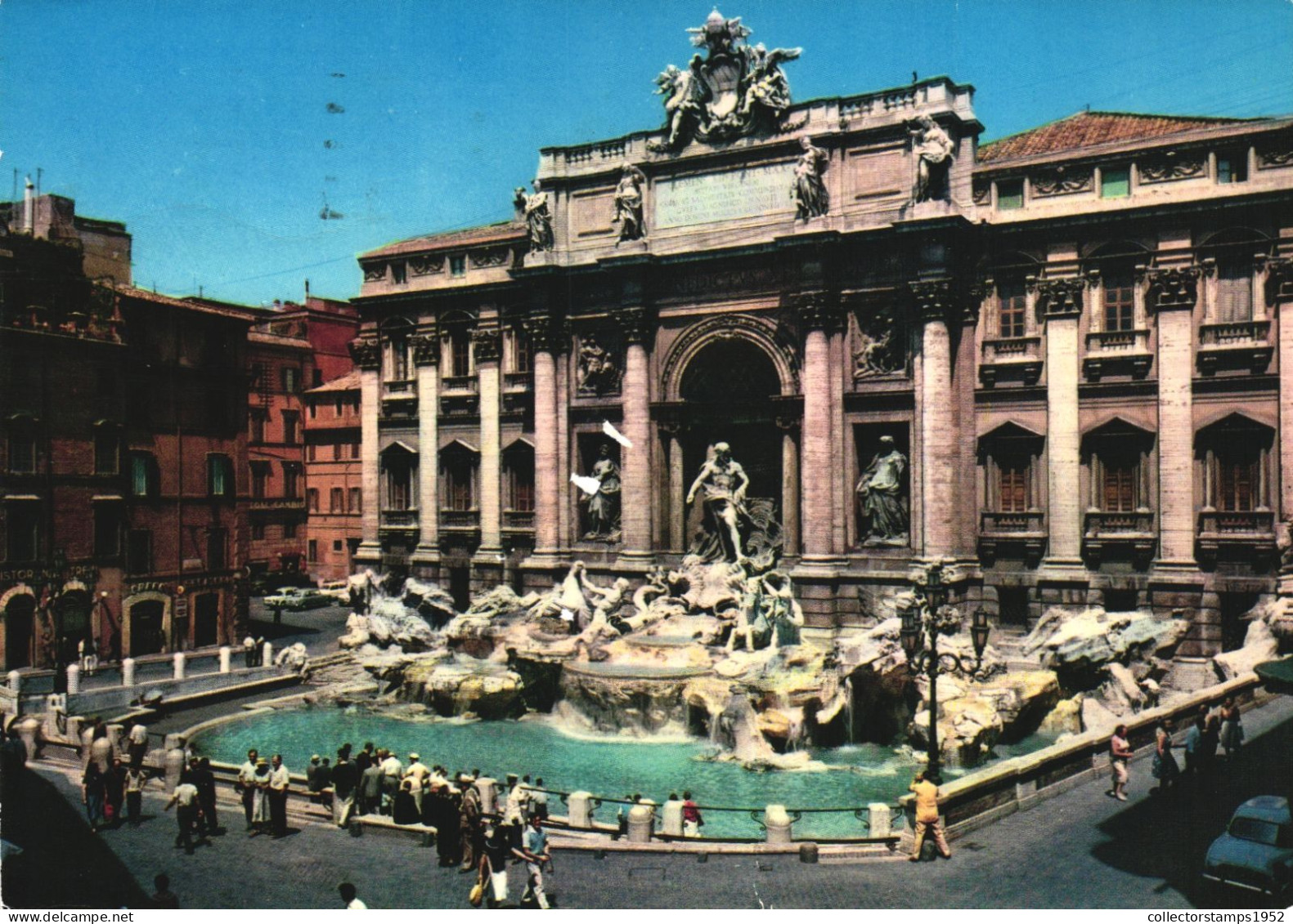 ROME, TREVI FOUNTAIN, STATUES, MONUMENT, ITALY - Fontana Di Trevi